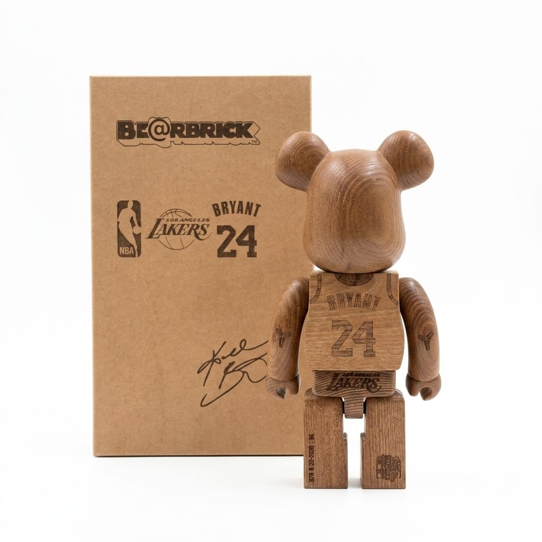 BE@RBRICK Kobe Bryant 400% — деревянная фигурка, Бразильское розовое дерево
